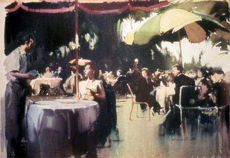 Chez Robinson from a water colour by Claude Buckle
