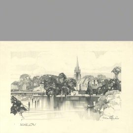 Pencil drawing of Marlow by Claude Buckle category