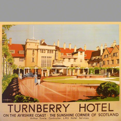 Turnberry Hotel on the Ayrshire coast